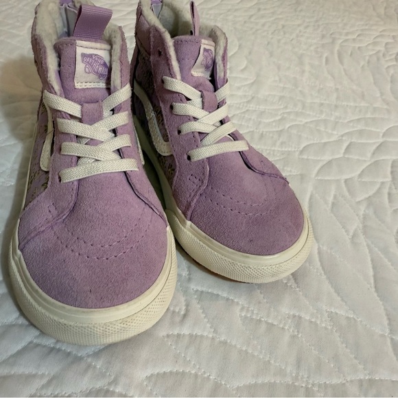 Sk8-Hi MTE-1  Vans Purple Floral High-Top Sneakers - Picture 12 of 12